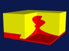 P-wave velocity sections